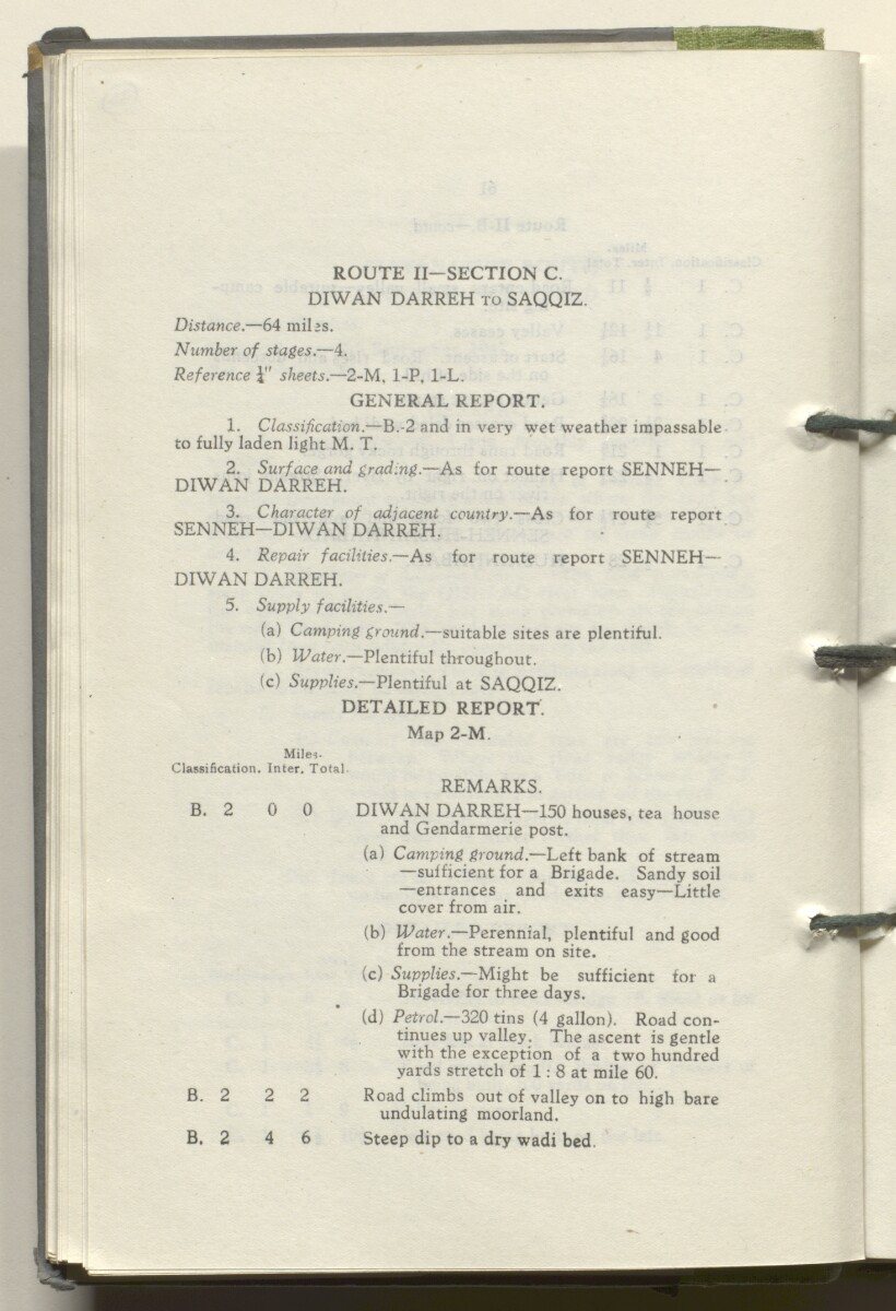 ‘M.T. Routes in Persia. Volume 1 – Main Routes. 1942’ [&lrm;35v] (75/498)