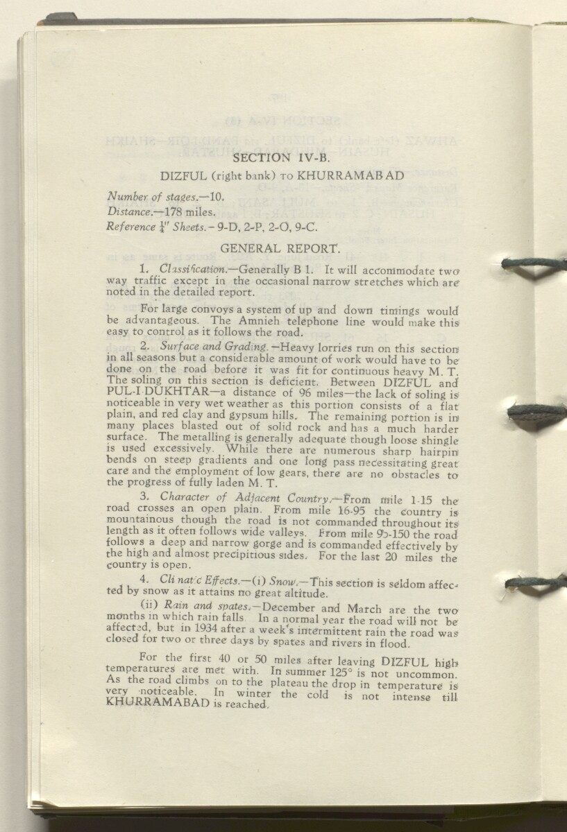 ‘M.T. Routes in Persia. Volume 1 – Main Routes. 1942’ [&lrm;58v] (121/498)