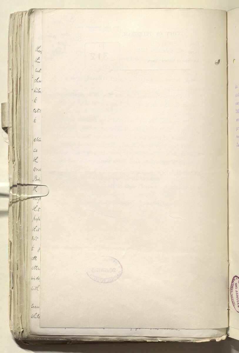 File 2182/1913 Pt 4 'Persian Gulf: Policy towards Bin Saud (Capt. Shakespear's Mission)' [&lrm;107v] (214/426)