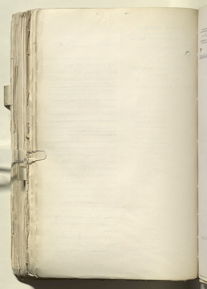 File 2182/1913 Pt 5 'Arabia Nejd: Policy Bin Saud' [&lrm;305v] (186/308)