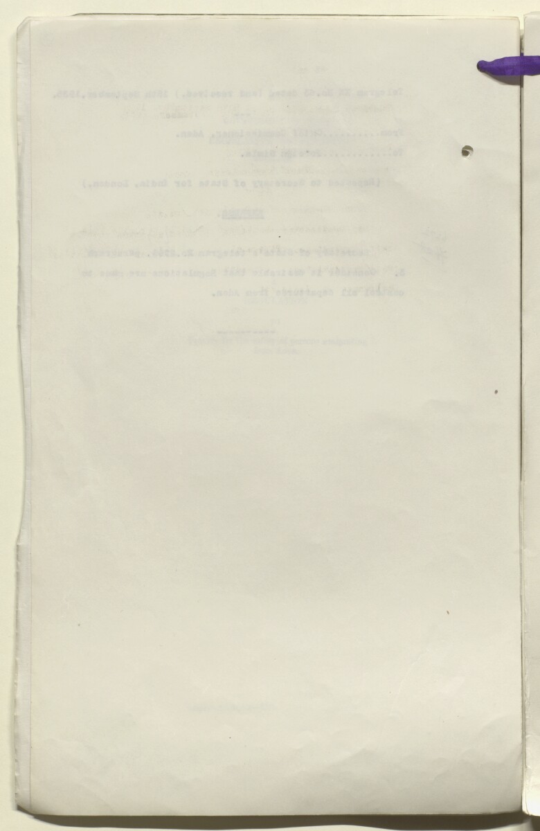 Coll 1/54 'Aden. Recruitment of Arabs from the Aden Protectorate and the Yemen for service with the Italian Colonial forces in Italian Somaliland; recruitment of Indians' [&lrm;8v] (16/320)