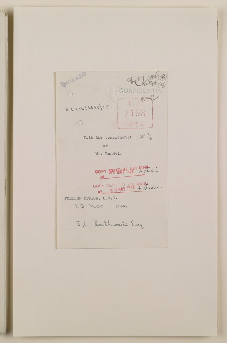 Coll 6/16 'Future of: Royal Family. Probable happenings on the death of Ibn Saud.' [&lrm;163r] (326/440)