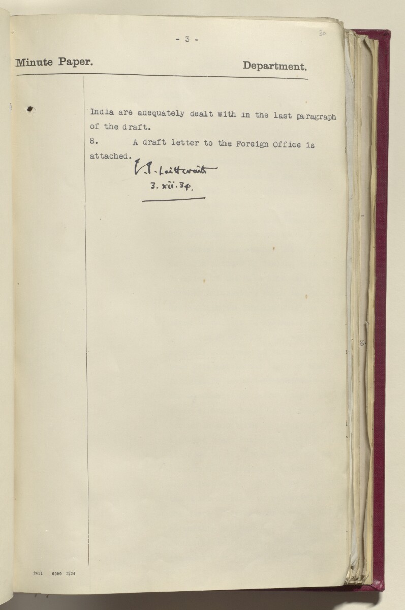 Coll 6/21(1) 'Hejaz-Nejd: Relations with H.M.G.: Hejaz Legation in London and British Minister in Jeddah.' [&lrm;30r] (70/914)