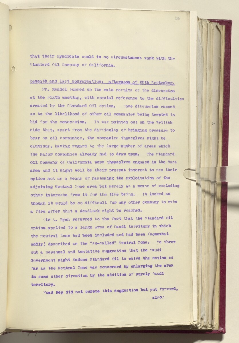 Coll 6/21(1) 'Hejaz-Nejd: Relations with H.M.G.: Hejaz Legation in London and British Minister in Jeddah.' [&lrm;126r] (262/914)