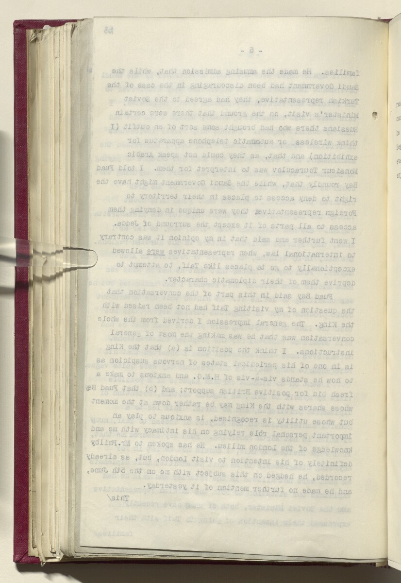 Coll 6/21(1) 'Hejaz-Nejd: Relations with H.M.G.: Hejaz Legation in London and British Minister in Jeddah.' [&lrm;163v] (337/914)