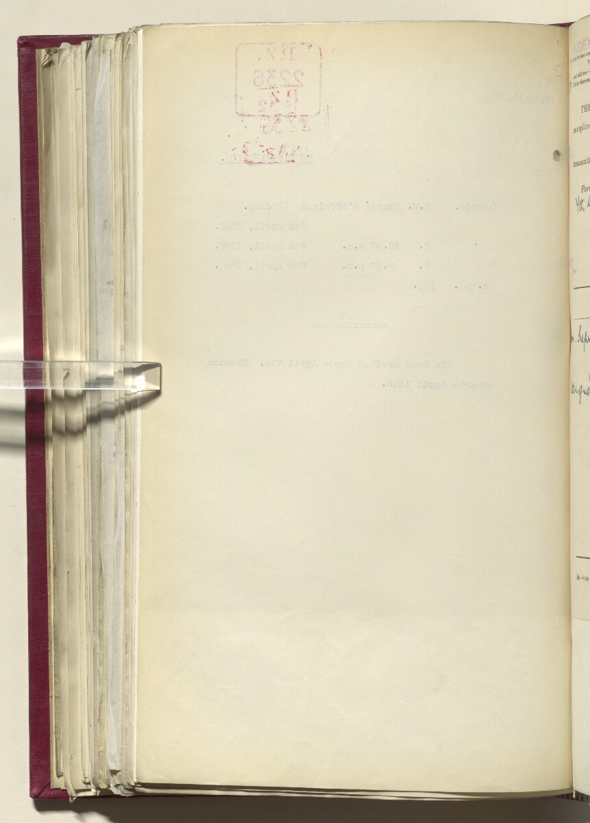 Coll 6/21(1) 'Hejaz-Nejd: Relations with H.M.G.: Hejaz Legation in London and British Minister in Jeddah.' [&lrm;271v] (553/914)