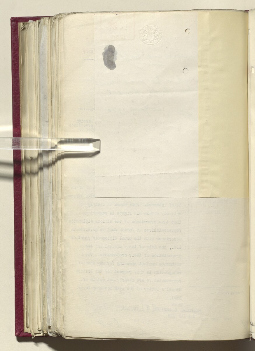 Coll 6/21(1) 'Hejaz-Nejd: Relations with H.M.G.: Hejaz Legation in London and British Minister in Jeddah.' [&lrm;376v] (763/914)