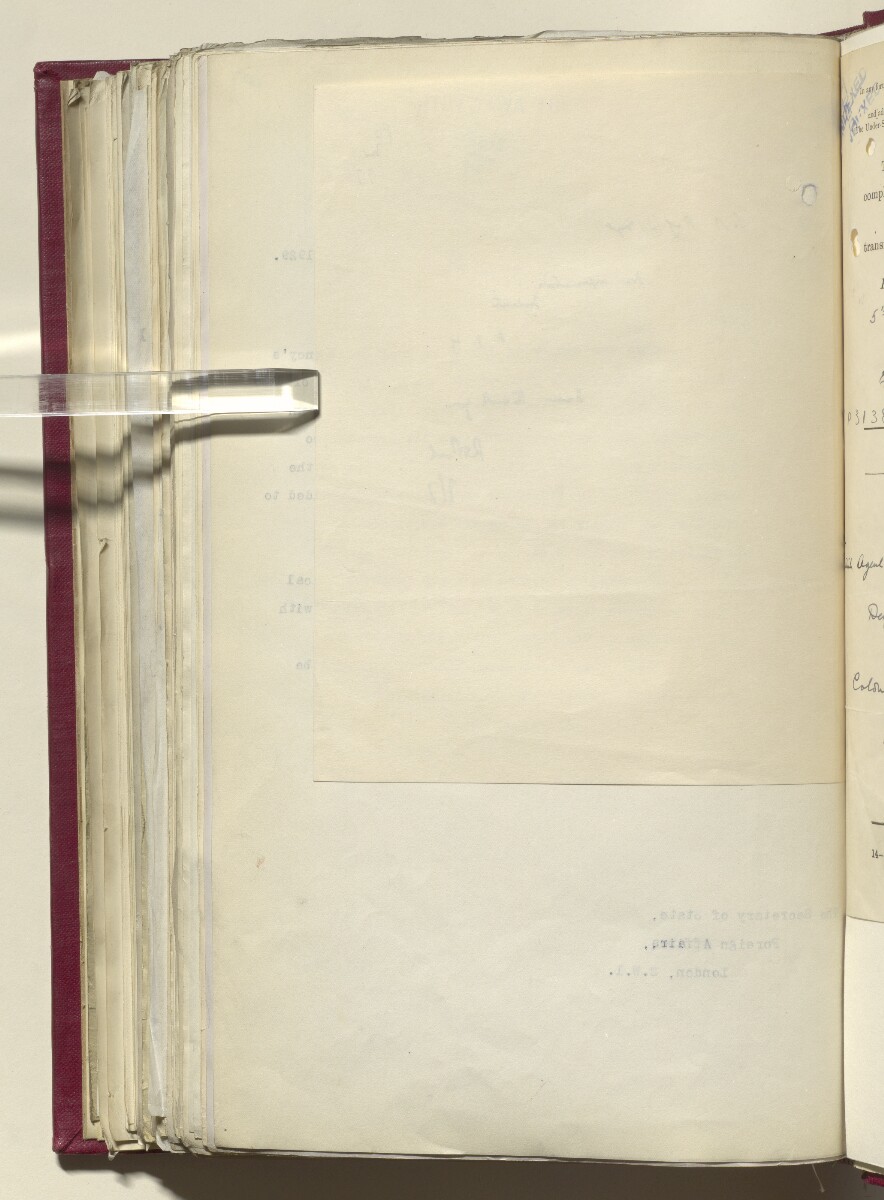Coll 6/21(1) 'Hejaz-Nejd: Relations with H.M.G.: Hejaz Legation in London and British Minister in Jeddah.' [&lrm;428v] (867/914)