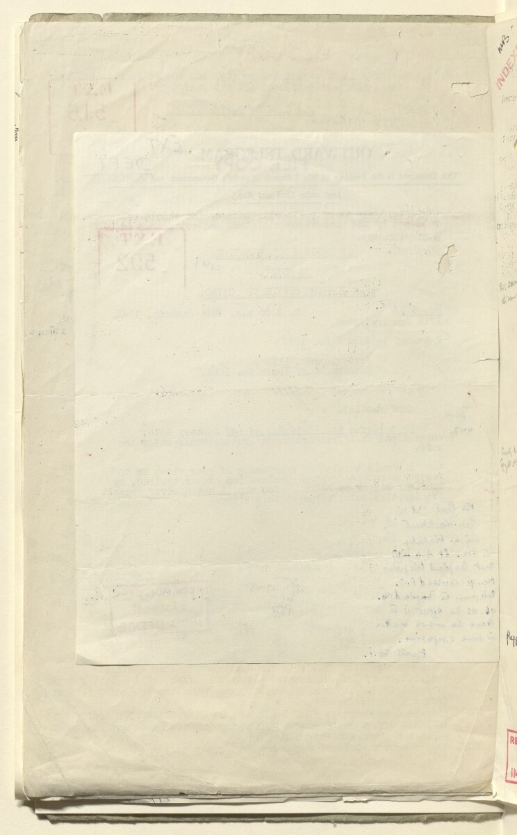 Coll 6/21(2) 'Saudi Arabia: Relations with H.M.G.: Saudi Legation in London and British Minister in Jeddah. Prolongation of Treaty of Jedda.' [&lrm;35v] (70/761)