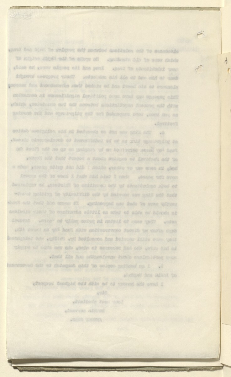 Coll 6/21(2) 'Saudi Arabia: Relations with H.M.G.: Saudi Legation in London and British Minister in Jeddah. Prolongation of Treaty of Jedda.' [&lrm;244v] (488/761)