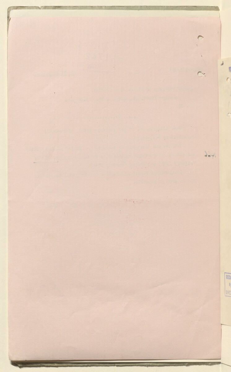 Coll 6/21(2) 'Saudi Arabia: Relations with H.M.G.: Saudi Legation in London and British Minister in Jeddah. Prolongation of Treaty of Jedda.' [&lrm;258v] (516/761)