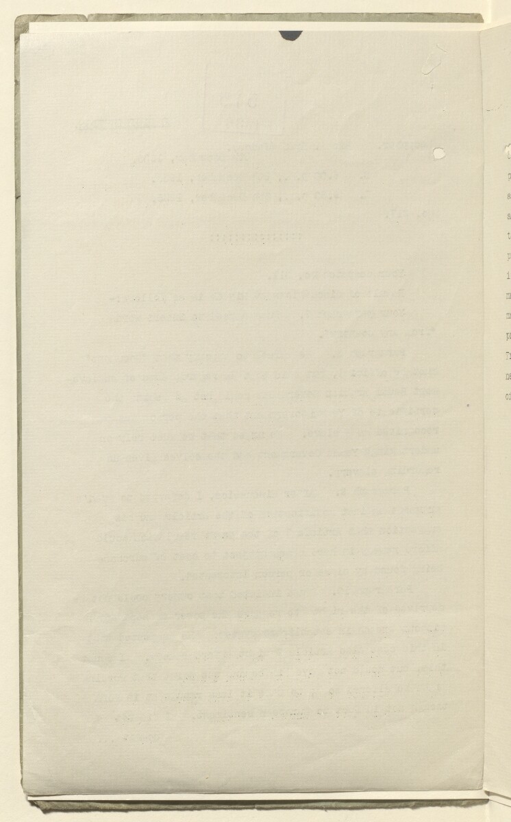 Coll 6/21(2) 'Saudi Arabia: Relations with H.M.G.: Saudi Legation in London and British Minister in Jeddah. Prolongation of Treaty of Jedda.' [&lrm;273v] (546/761)