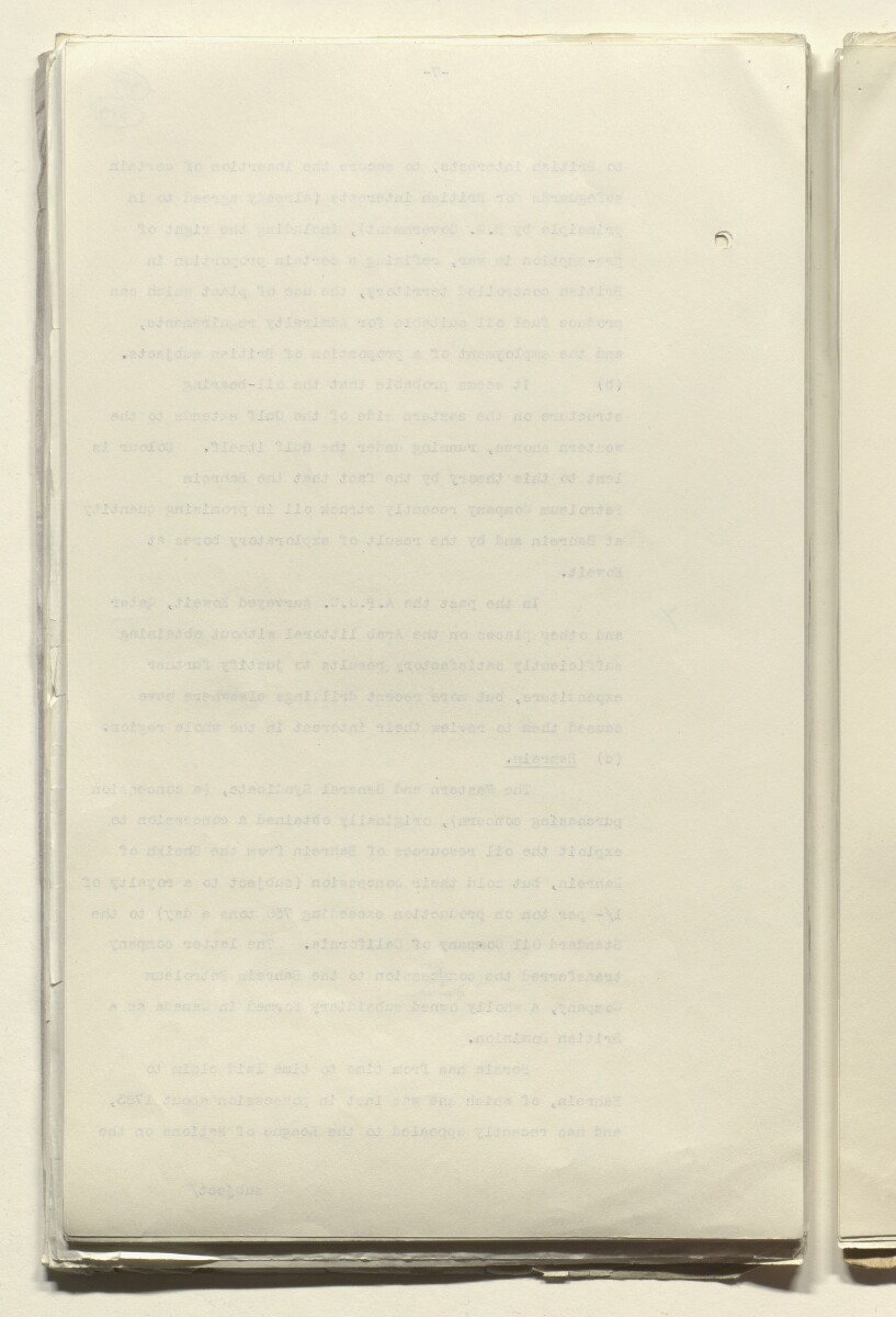 Coll 6/48 'Oil: Concessions in Saudi Arabia. (Hasa)' [&lrm;319v] (640/1153)