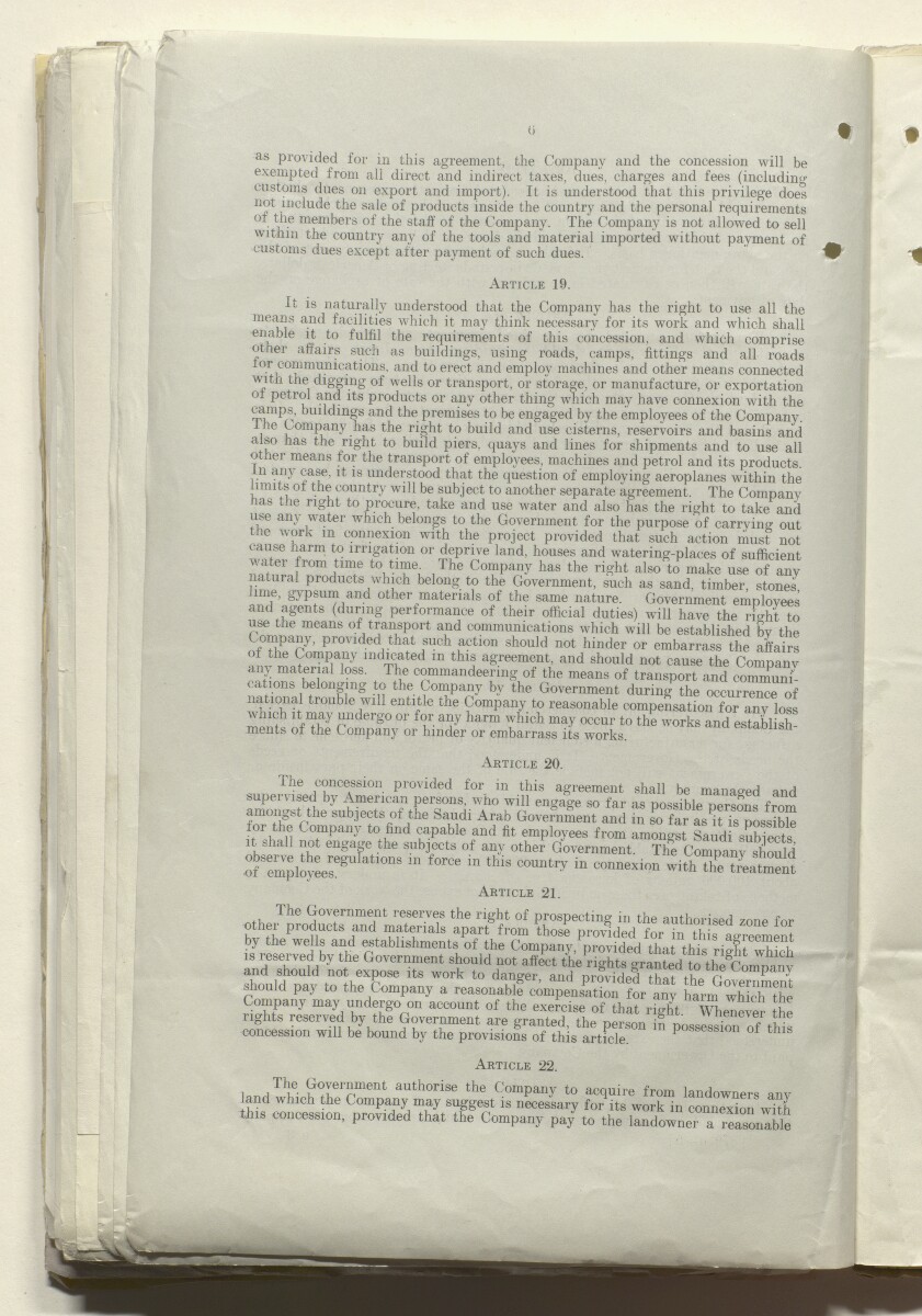 Coll 6/48 'Oil: Concessions in Saudi Arabia. (Hasa)' [&lrm;460v] (922/1153)