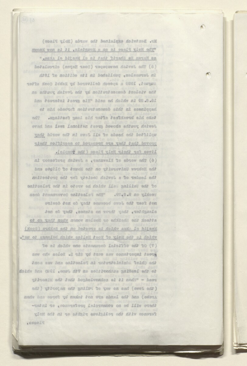 Coll 6/51 'Pan-Islamic Congress, 1933-5. Activities of Shaukat Ali, the Mufti of Jerusalem and others.' [&lrm;62v] (124/323)
