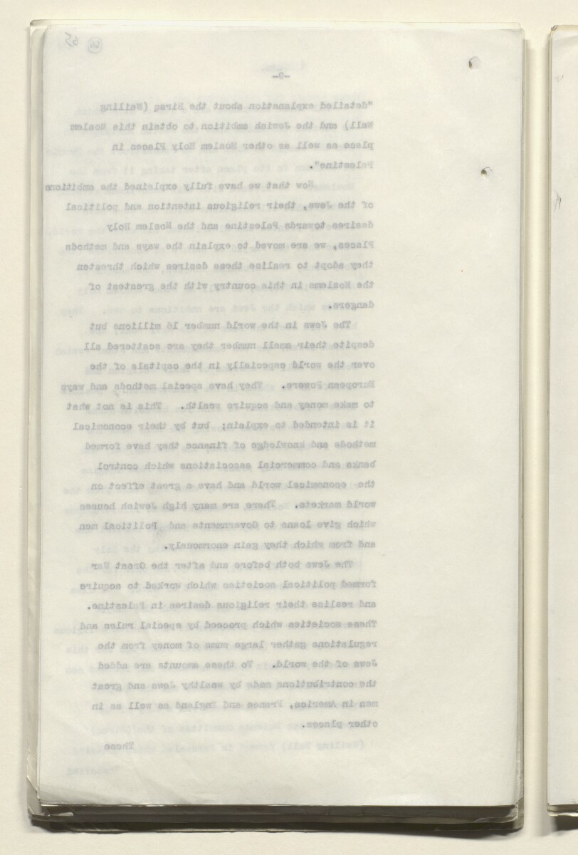Coll 6/51 'Pan-Islamic Congress, 1933-5. Activities of Shaukat Ali, the Mufti of Jerusalem and others.' [&lrm;66v] (132/323)
