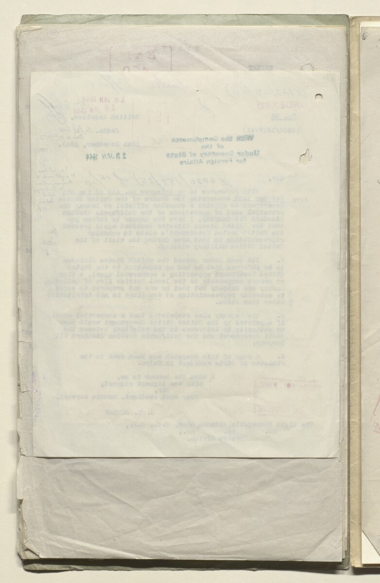 Coll 6/57 'U.S.A.: Saudi Relations with U.S.A.' [&lrm;39v] (78/132)