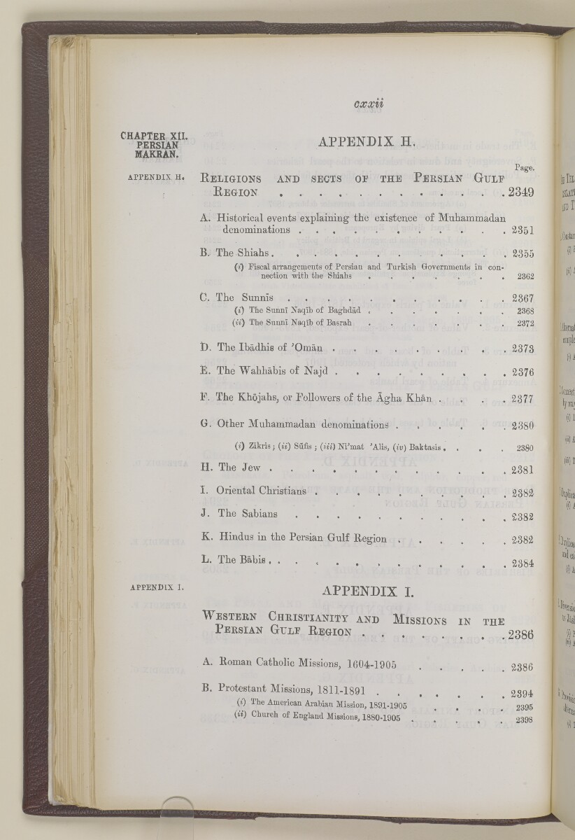 'Gazetteer of the Persian Gulf. Vol I. Historical. Part II. J G Lorimer. 1915' [&lrm;122] (133/1262)