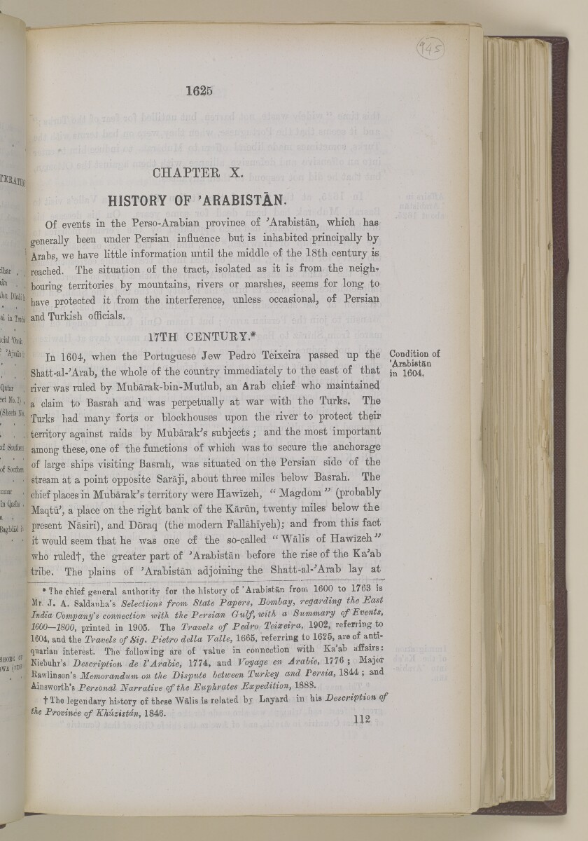'Gazetteer of the Persian Gulf. Vol I. Historical. Part II. J G Lorimer. 1915' [&lrm;1625] (142/1262)