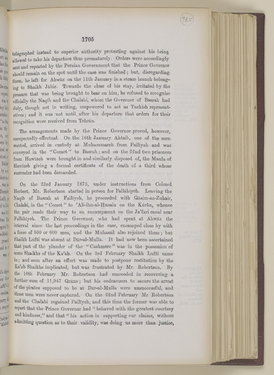 'Gazetteer of the Persian Gulf. Vol I. Historical. Part II. J G Lorimer. 1915' [&lrm;1705] (222/1262)