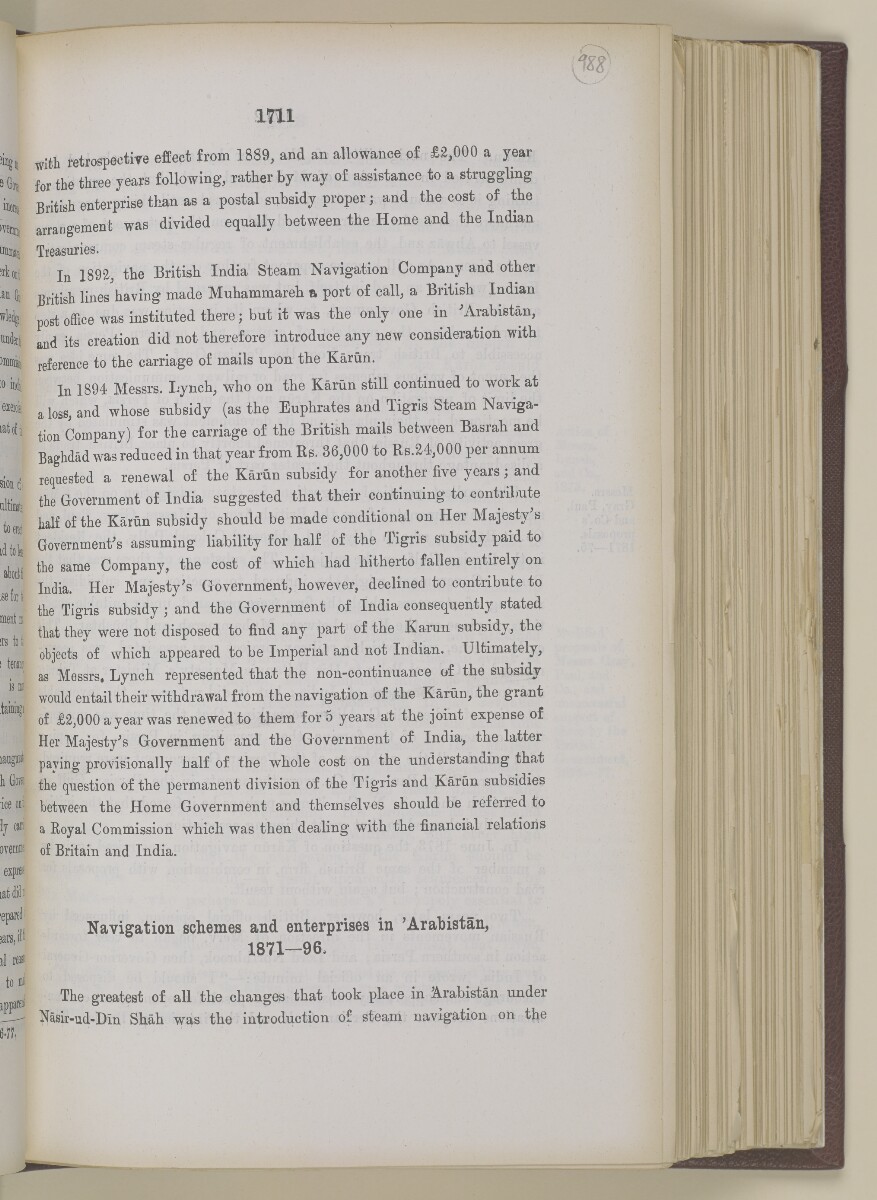 'Gazetteer of the Persian Gulf. Vol I. Historical. Part II. J G Lorimer. 1915' [&lrm;1711] (228/1262)