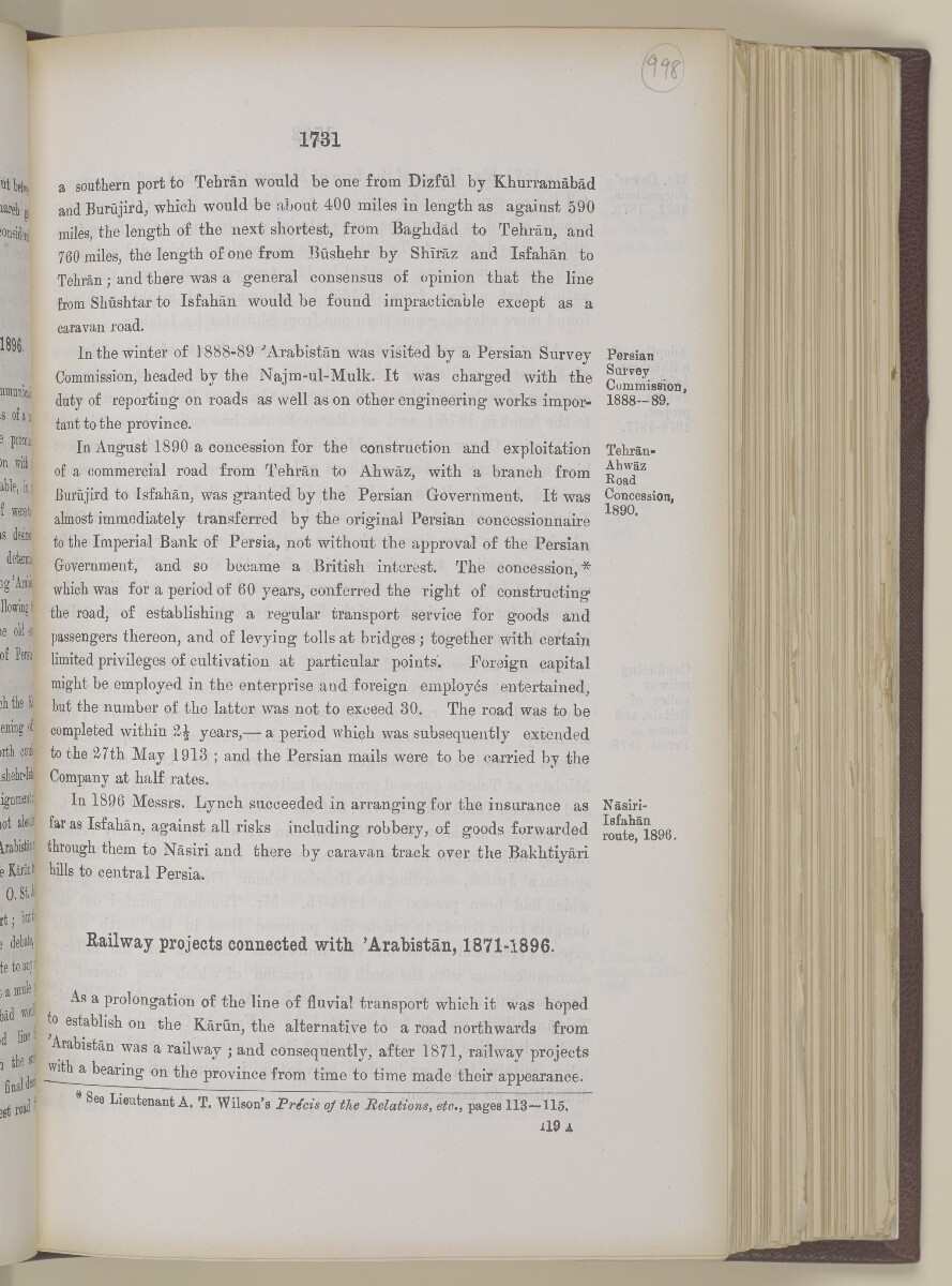 'Gazetteer of the Persian Gulf. Vol I. Historical. Part II. J G Lorimer. 1915' [&lrm;1731] (248/1262)