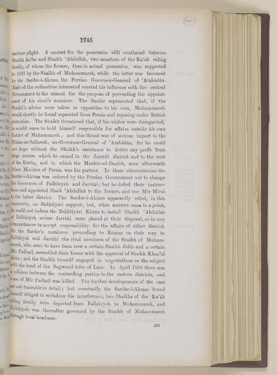 'Gazetteer of the Persian Gulf. Vol I. Historical. Part II. J G Lorimer. 1915' [&lrm;1745] (262/1262)