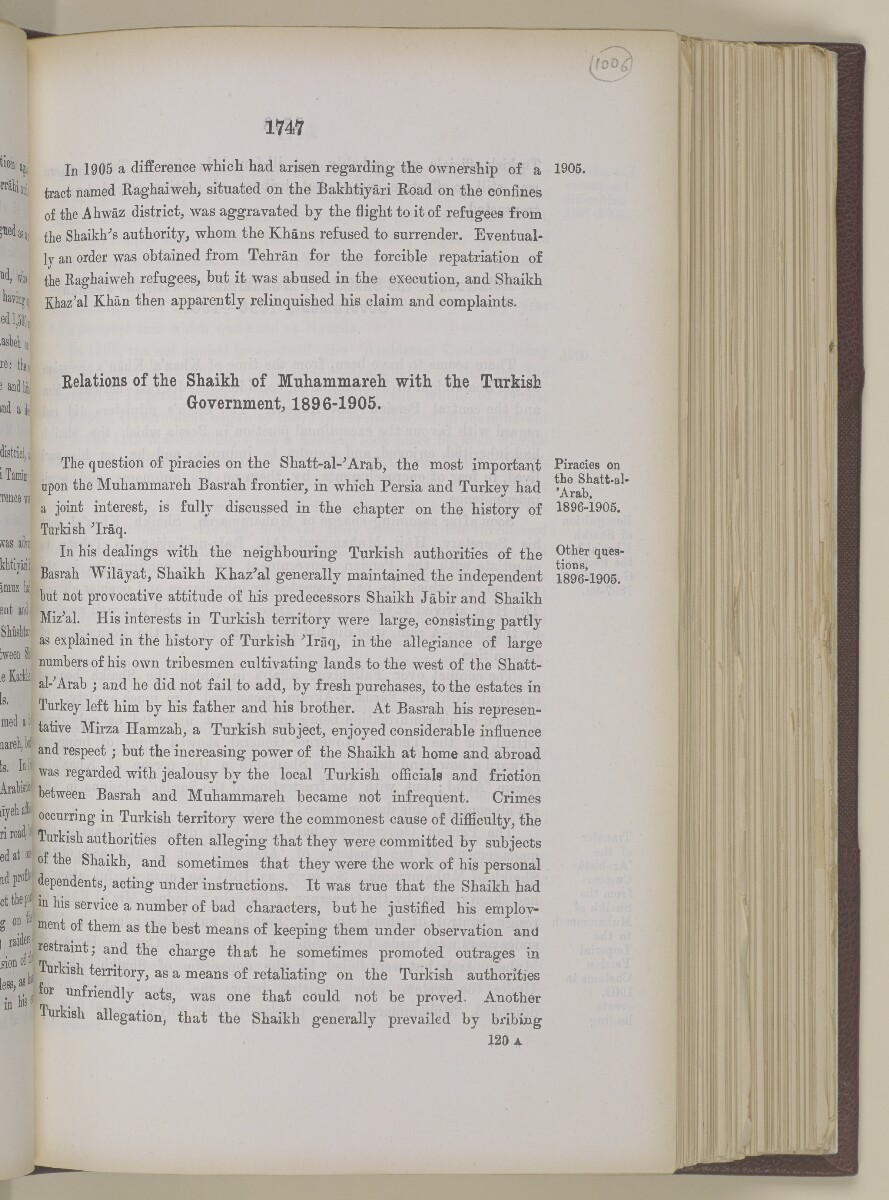 'Gazetteer of the Persian Gulf. Vol I. Historical. Part II. J G Lorimer. 1915' [&lrm;1747] (264/1262)