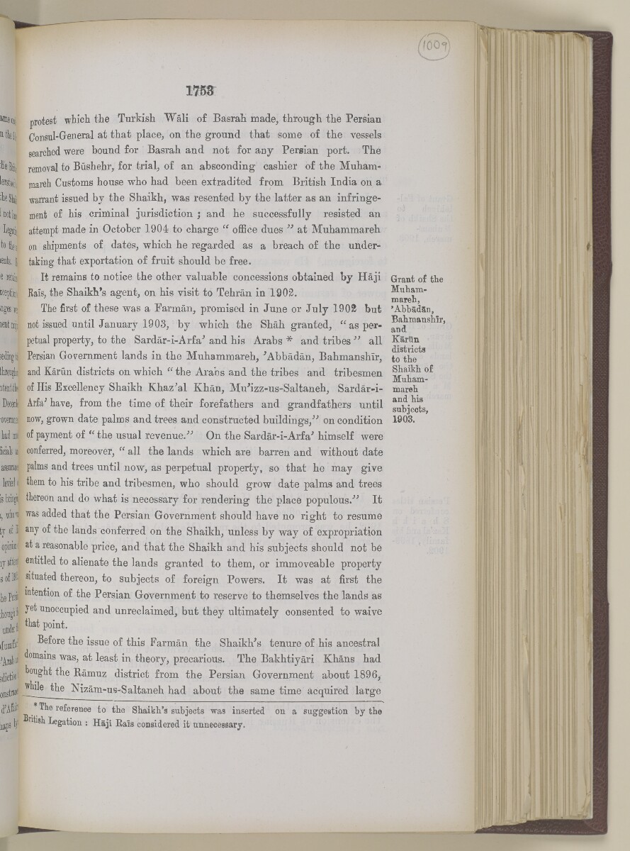 'Gazetteer of the Persian Gulf. Vol I. Historical. Part II. J G Lorimer. 1915' [&lrm;1753] (270/1262)