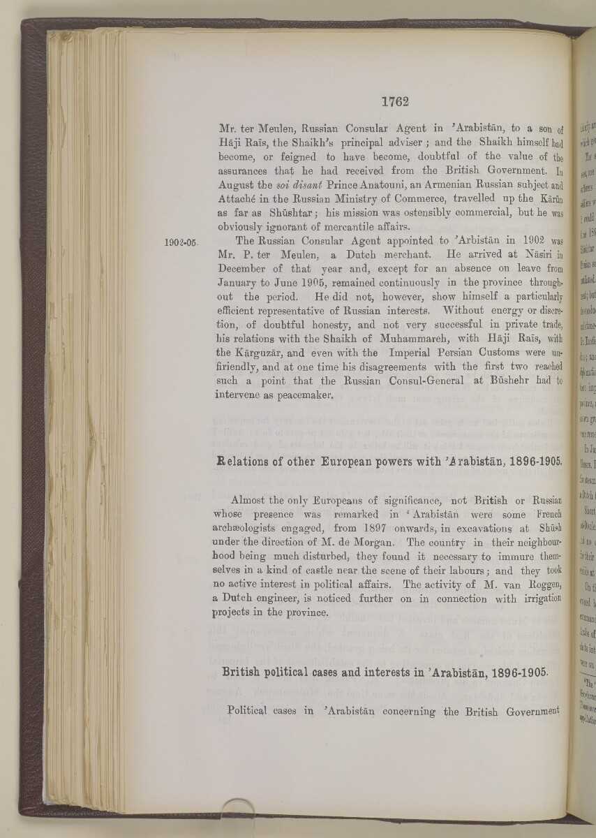'Gazetteer of the Persian Gulf. Vol I. Historical. Part II. J G Lorimer. 1915' [&lrm;1762] (279/1262)