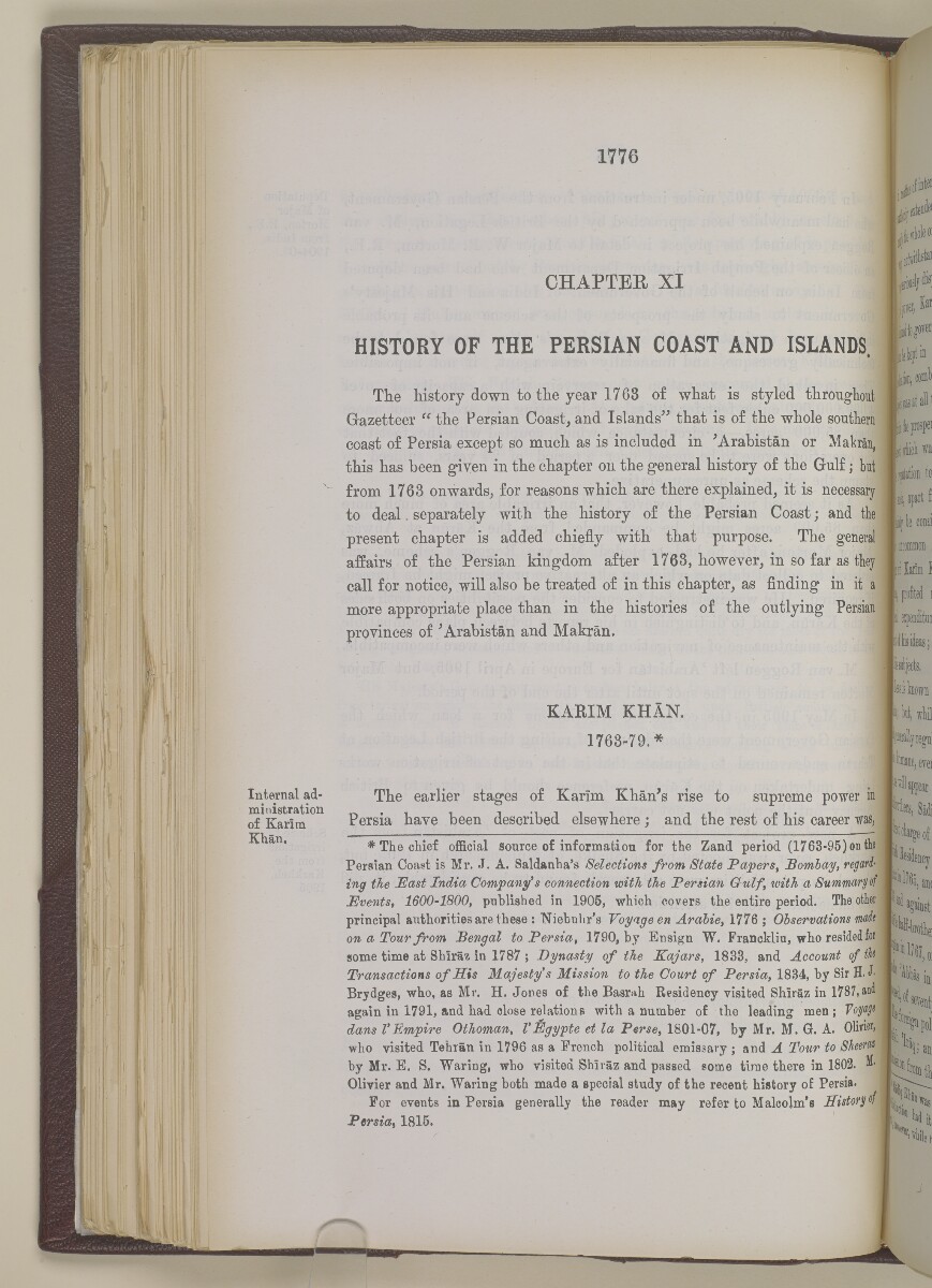 'Gazetteer of the Persian Gulf. Vol I. Historical. Part II. J G Lorimer. 1915' [&lrm;1776] (293/1262)