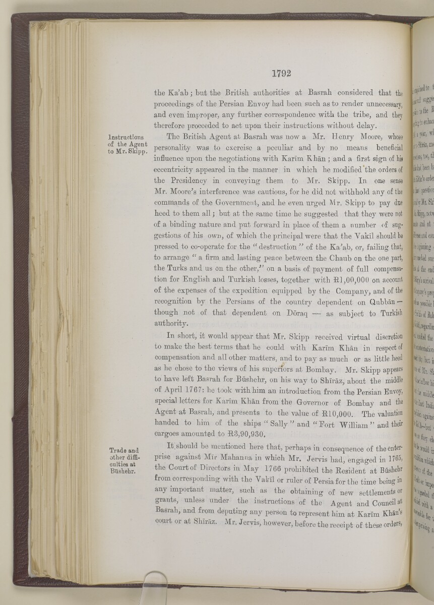 'Gazetteer of the Persian Gulf. Vol I. Historical. Part II. J G Lorimer. 1915' [&lrm;1792] (309/1262)