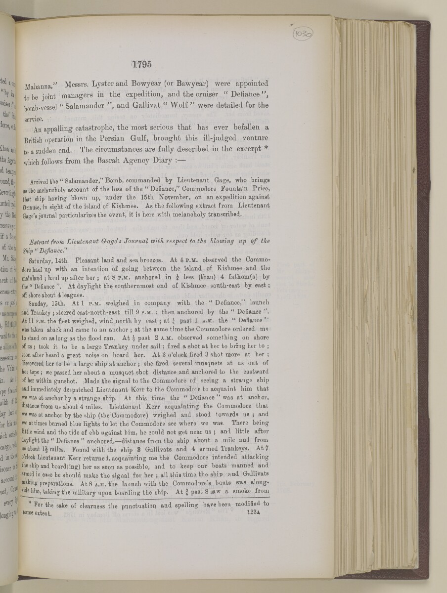 'Gazetteer of the Persian Gulf. Vol I. Historical. Part II. J G Lorimer. 1915' [&lrm;1795] (312/1262)