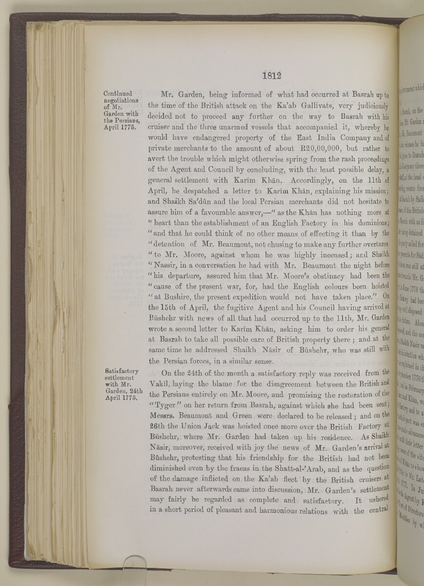 'Gazetteer of the Persian Gulf. Vol I. Historical. Part II. J G Lorimer. 1915' [&lrm;1812] (329/1262)