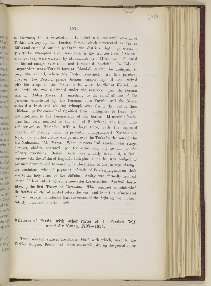 'Gazetteer of the Persian Gulf. Vol I. Historical. Part II. J G Lorimer. 1915' [&lrm;1871] (388/1262)