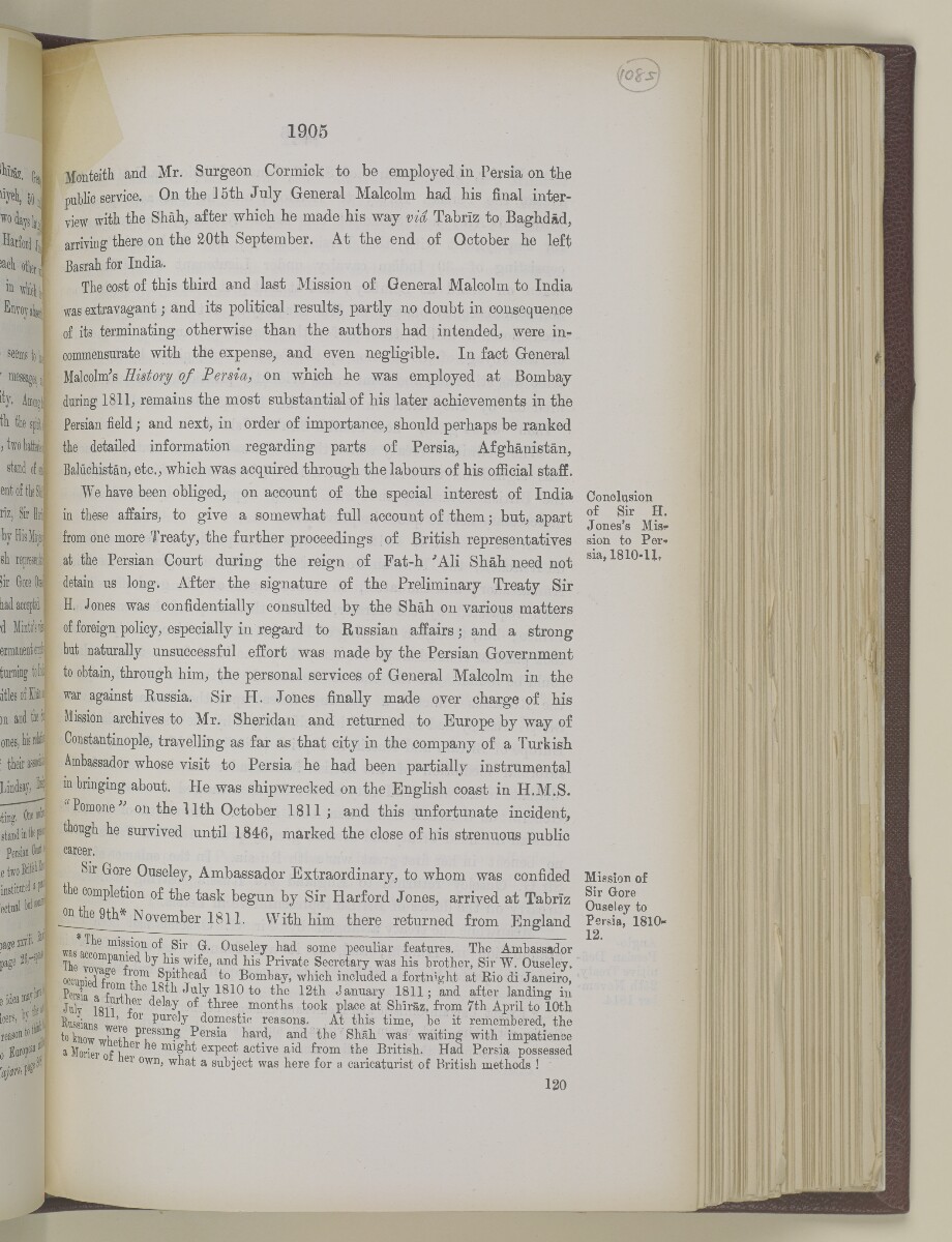 'Gazetteer of the Persian Gulf. Vol I. Historical. Part II. J G Lorimer. 1915' [&lrm;1905] (422/1262)
