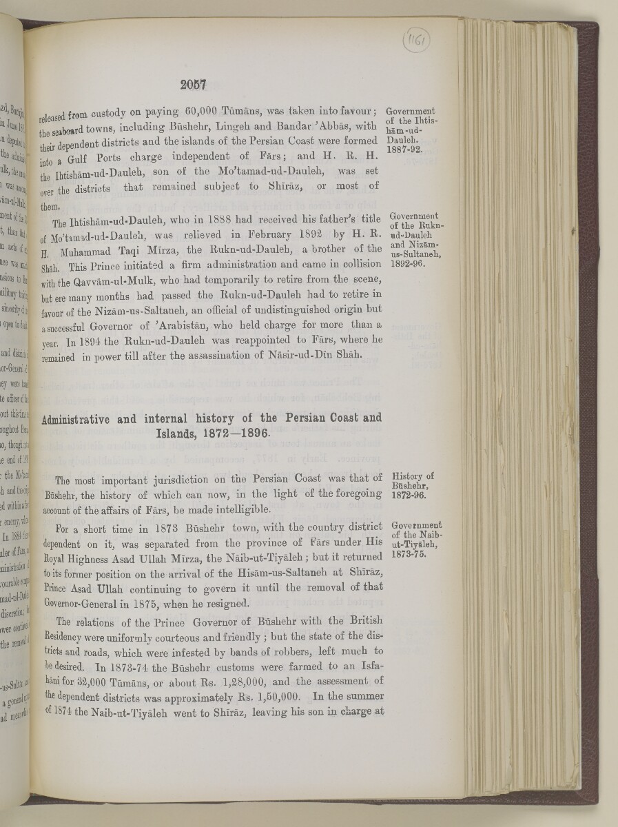 'Gazetteer of the Persian Gulf. Vol I. Historical. Part II. J G Lorimer. 1915' [&lrm;2057] (574/1262)