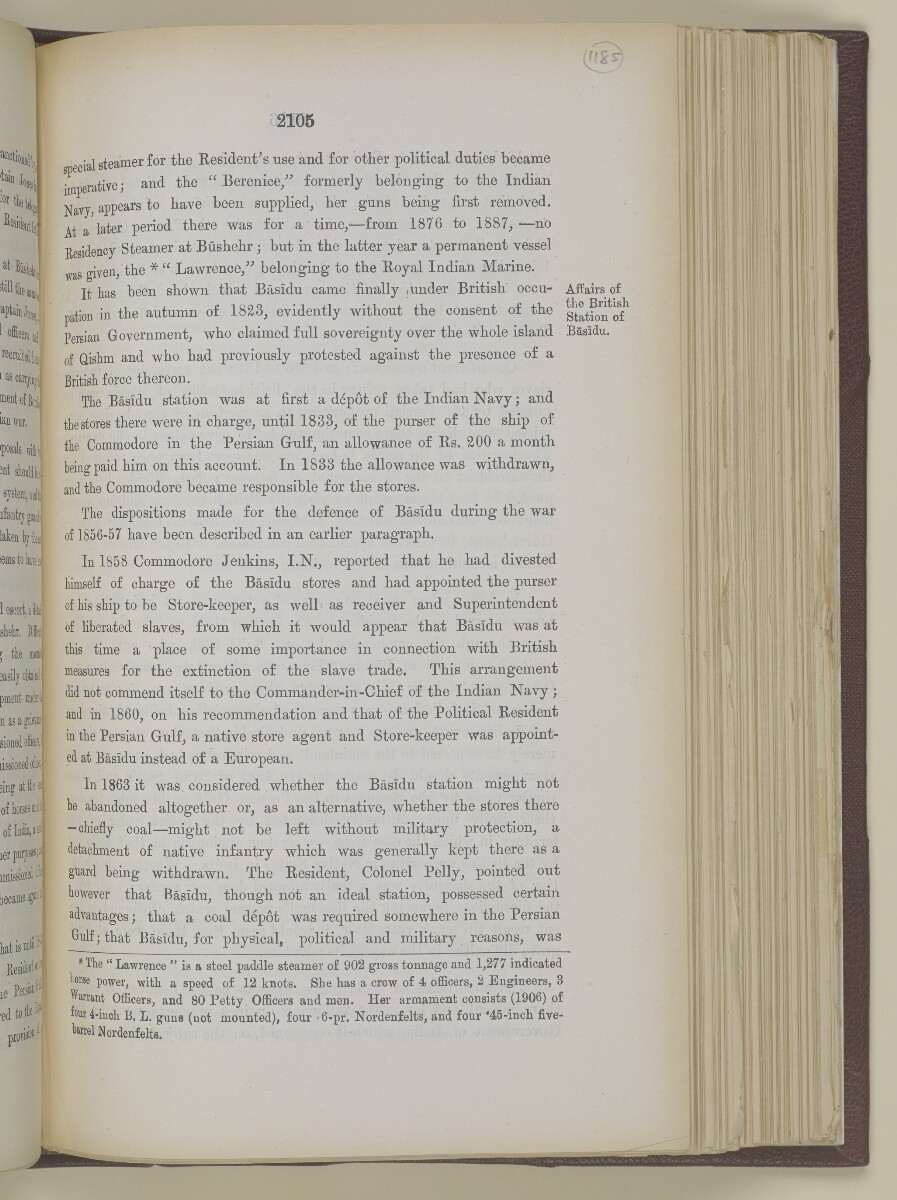 'Gazetteer of the Persian Gulf. Vol I. Historical. Part II. J G Lorimer. 1915' [&lrm;2105] (622/1262)