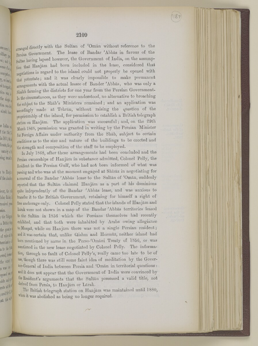 'Gazetteer of the Persian Gulf. Vol I. Historical. Part II. J G Lorimer. 1915' [&lrm;2109] (626/1262)
