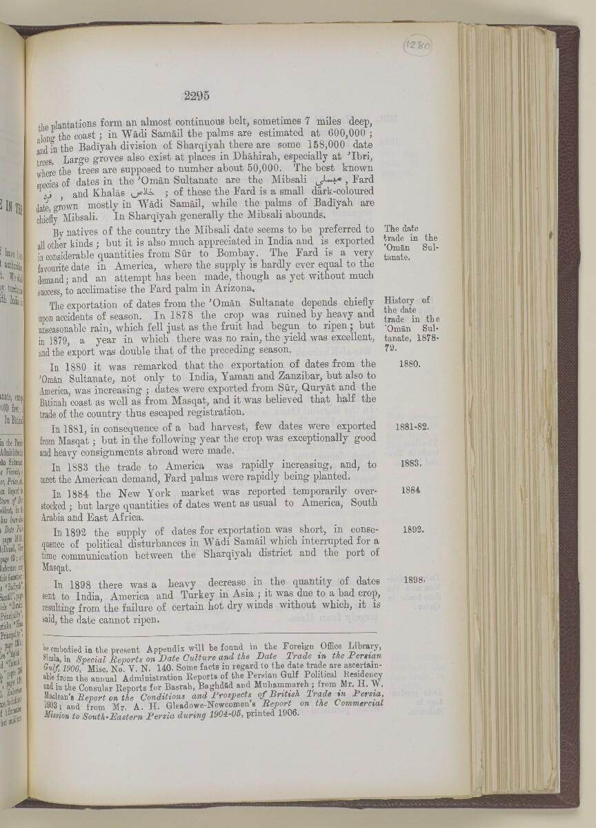 'Gazetteer of the Persian Gulf. Vol I. Historical. Part II. J G Lorimer. 1915' [&lrm;2295] (812/1262)