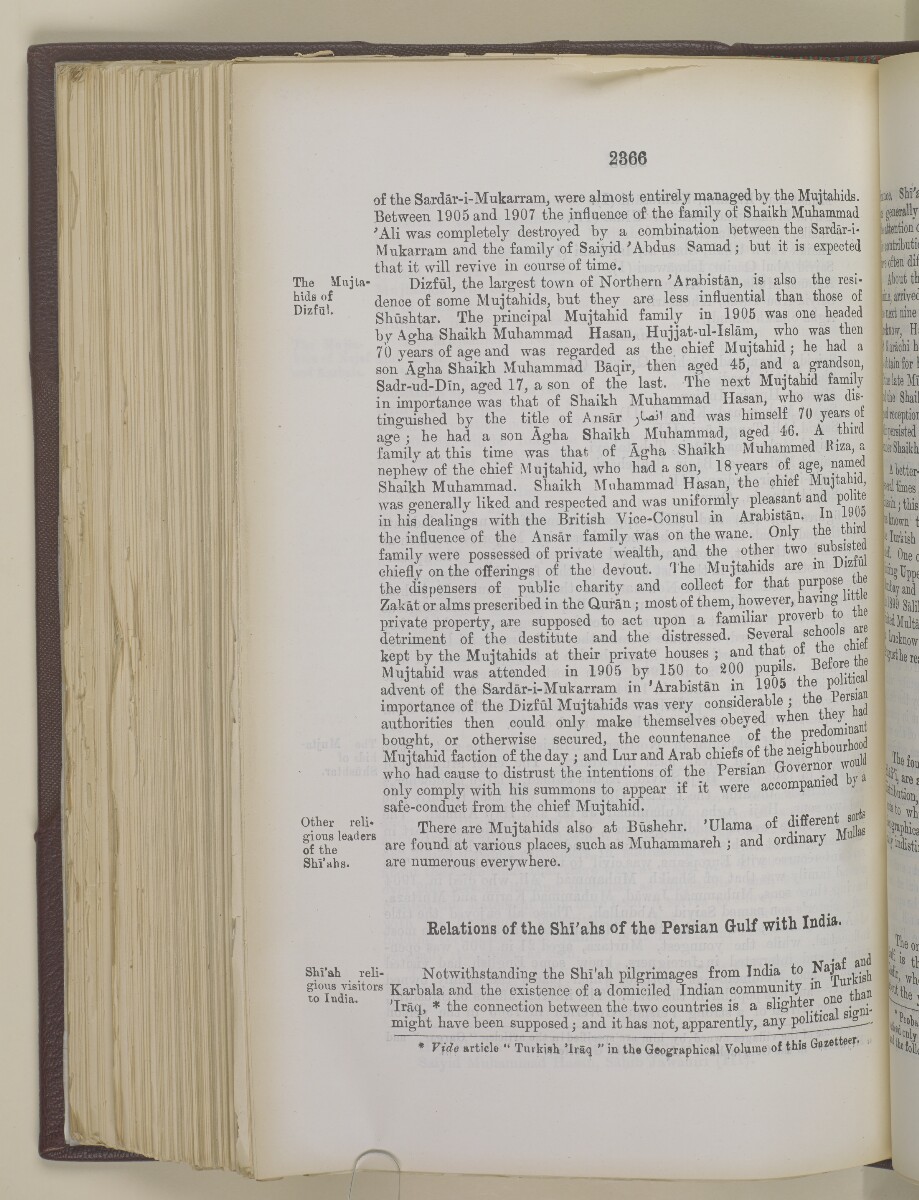 'Gazetteer of the Persian Gulf. Vol I. Historical. Part II. J G Lorimer. 1915' [&lrm;2366] (883/1262)