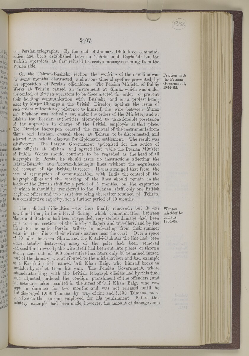 'Gazetteer of the Persian Gulf. Vol I. Historical. Part II. J G Lorimer. 1915' [&lrm;2407] (924/1262)