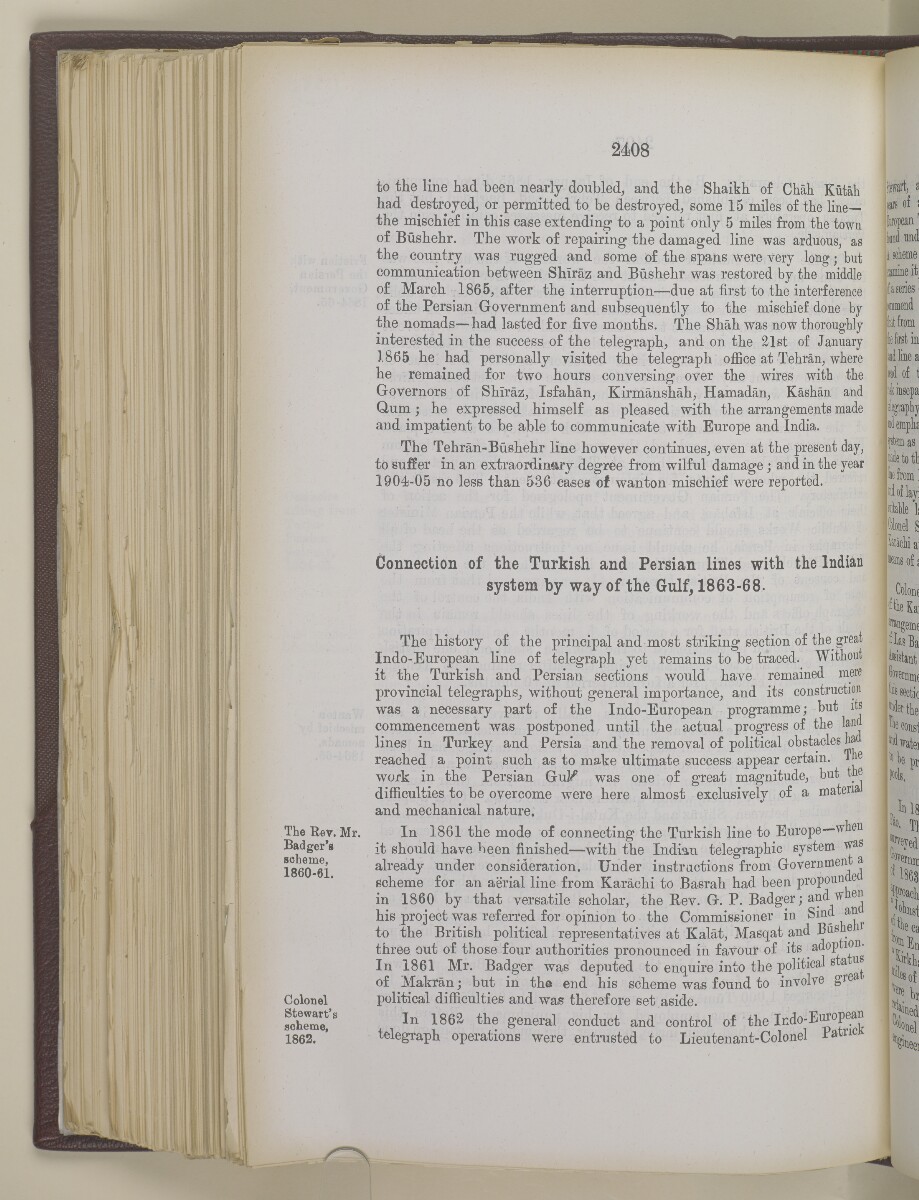 'Gazetteer of the Persian Gulf. Vol I. Historical. Part II. J G Lorimer. 1915' [&lrm;2408] (925/1262)
