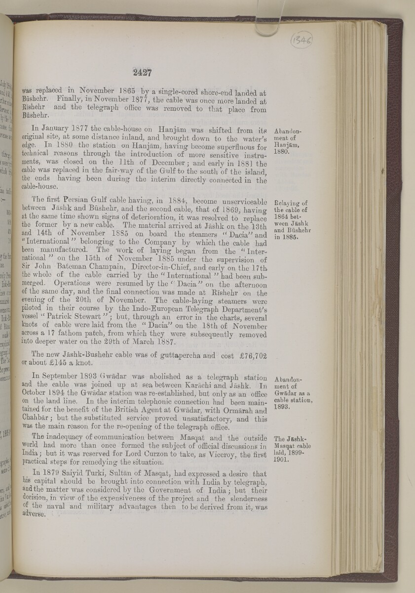 'Gazetteer of the Persian Gulf. Vol I. Historical. Part II. J G Lorimer. 1915' [&lrm;2427] (944/1262)
