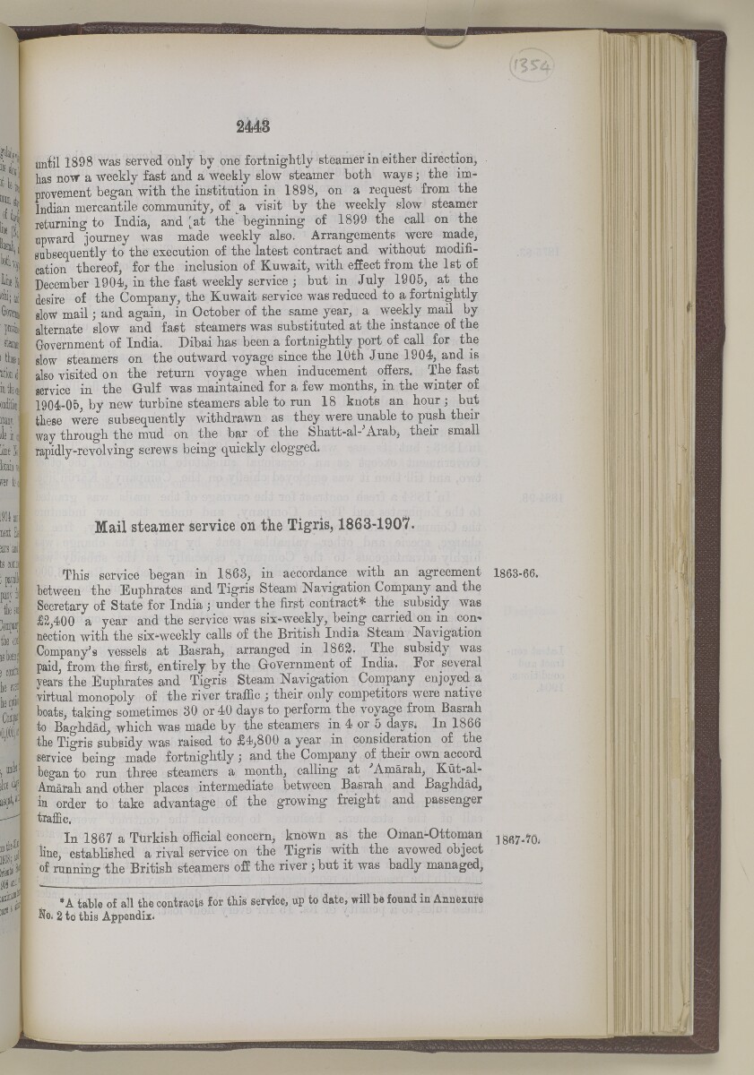 "دليل الخليج. مجلد I. القسم التاريخي. الجزء II. ج. ج. لوريمر. ١٩١٥" [<span dir="ltr">‎٢‎٤‎٤‎٣</span>] (١٢٦٢/٩٦٠)