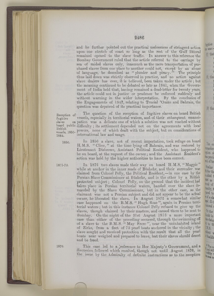 'Gazetteer of the Persian Gulf. Vol I. Historical. Part II. J G Lorimer. 1915' [&lrm;2486] (1003/1262)