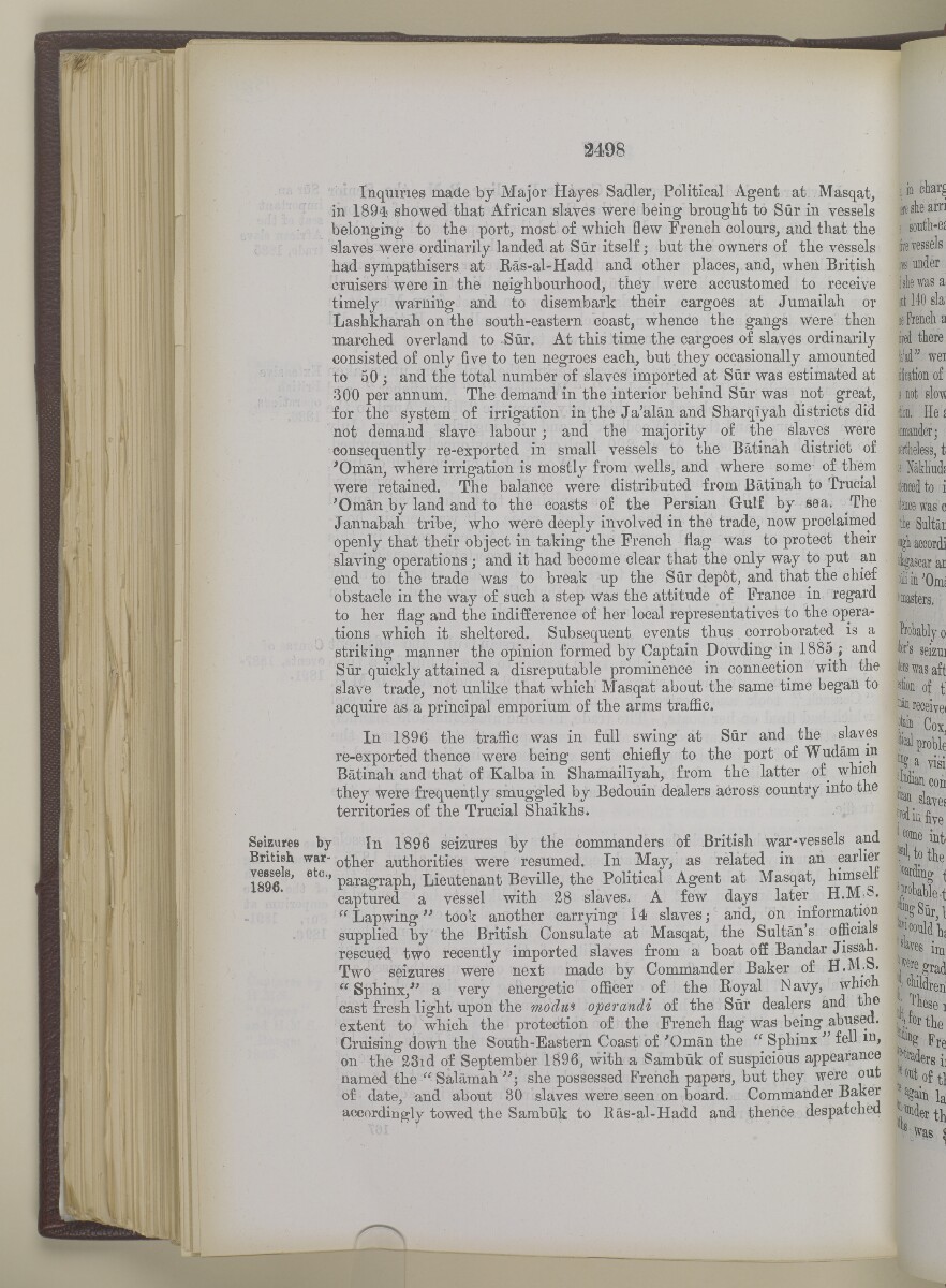 "دليل الخليج. مجلد I. القسم التاريخي. الجزء II. ج. ج. لوريمر. ١٩١٥" [<span dir="ltr">‎٢‎٤‎٩‎٨</span>] (١٢٦٢/١٠١٥)