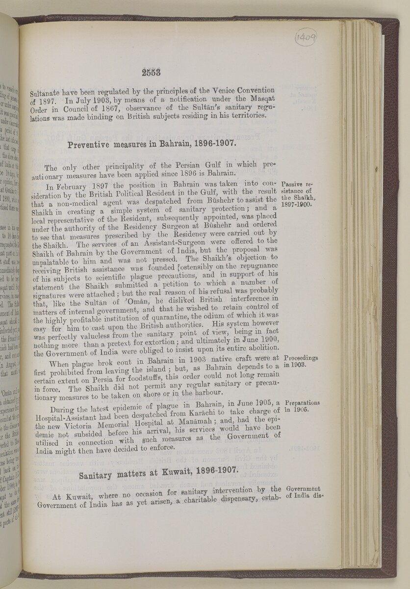 'Gazetteer of the Persian Gulf. Vol I. Historical. Part II. J G Lorimer. 1915' [&lrm;2553] (1070/1262)