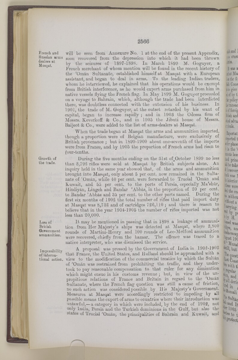 'Gazetteer of the Persian Gulf. Vol I. Historical. Part II. J G Lorimer. 1915' [&lrm;2566] (1083/1262)