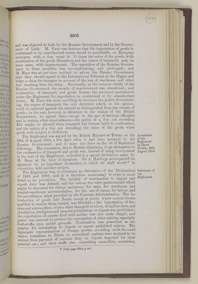 'Gazetteer of the Persian Gulf. Vol I. Historical. Part II. J G Lorimer. 1915' [&lrm;2603] (1120/1262)